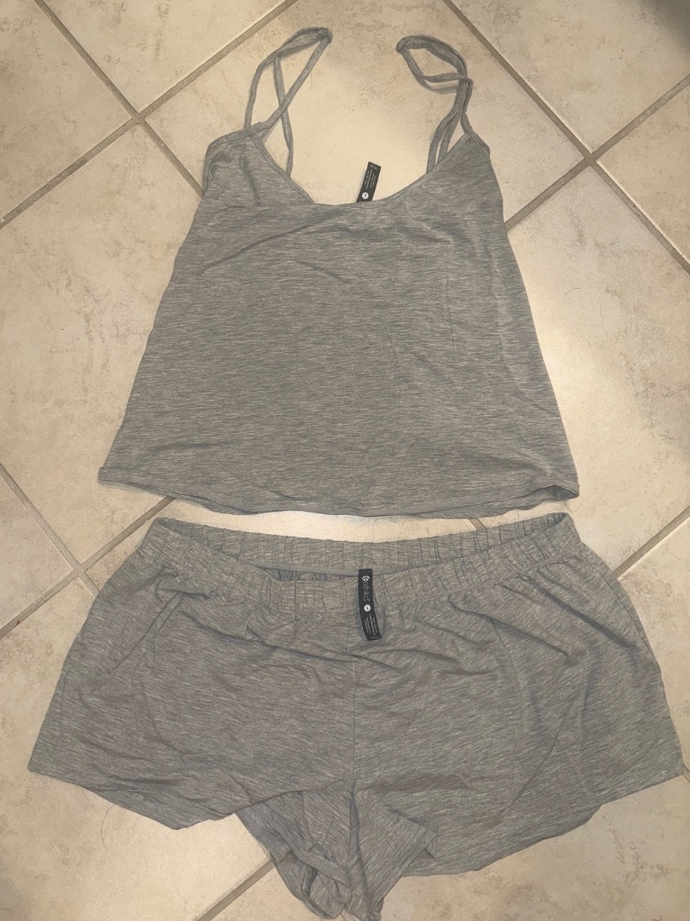 Ethika Women's Two-Piece Sleep Set - Lightweight Tank & Short Shorts